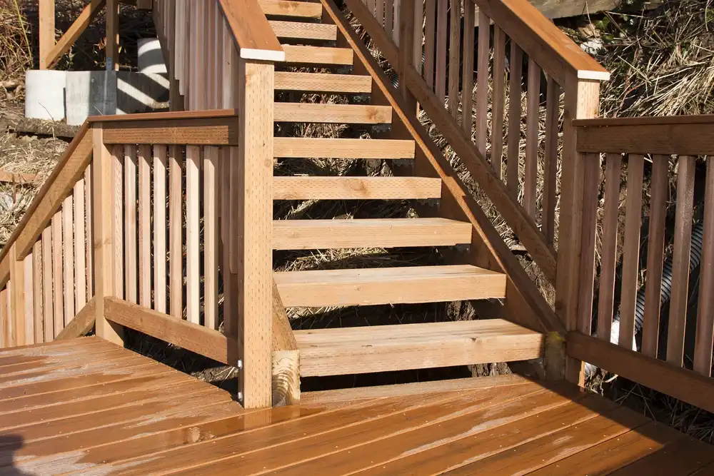 brand new beach deck