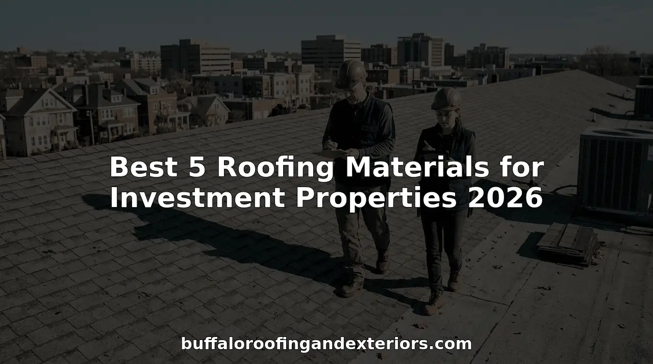 Roofing inspectors evaluating property roof condition