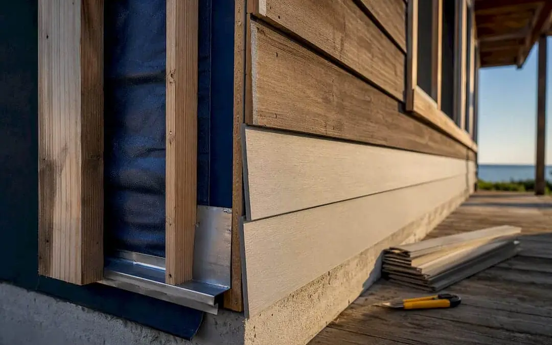 1/4 inch Gap and Flashing: Rainscreen Siding Benefits for Builders