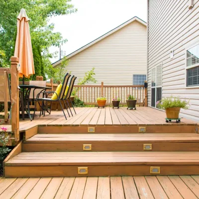 beautiful home deck