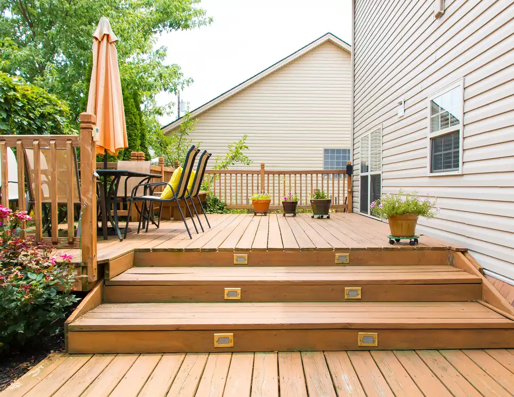 beautiful home deck