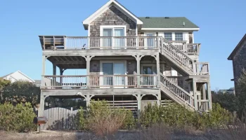beach house deck