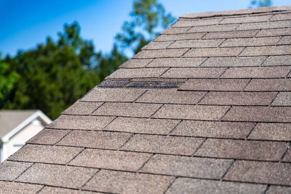 missing shingles storm damage