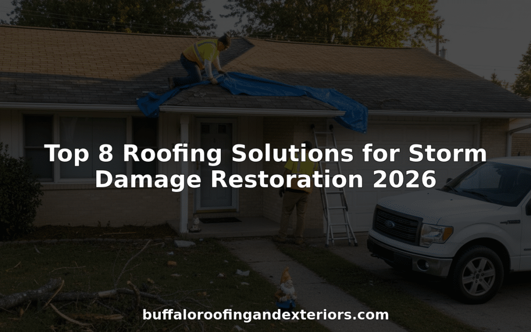 Top 8 Roofing Solutions for Storm Damage Restoration 2026