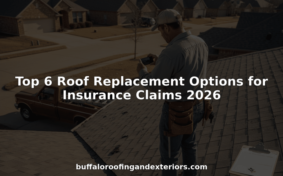Top 6 Roof Replacement Options for Insurance Claims 2026