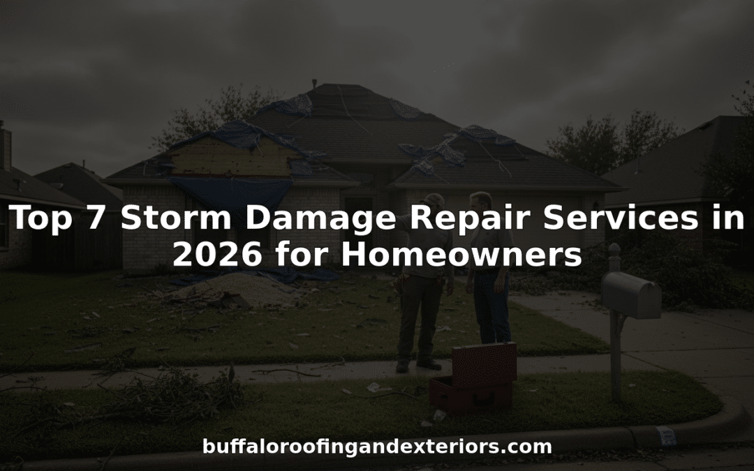 Top 7 Storm Damage Repair Services in 2026 for Homeowners