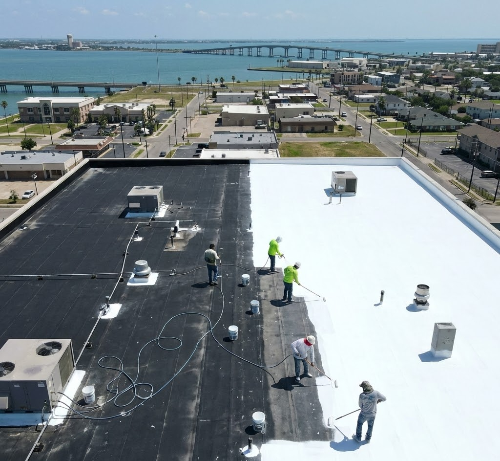 Commercial Flat Roof Repair in Corpus Christi, TX