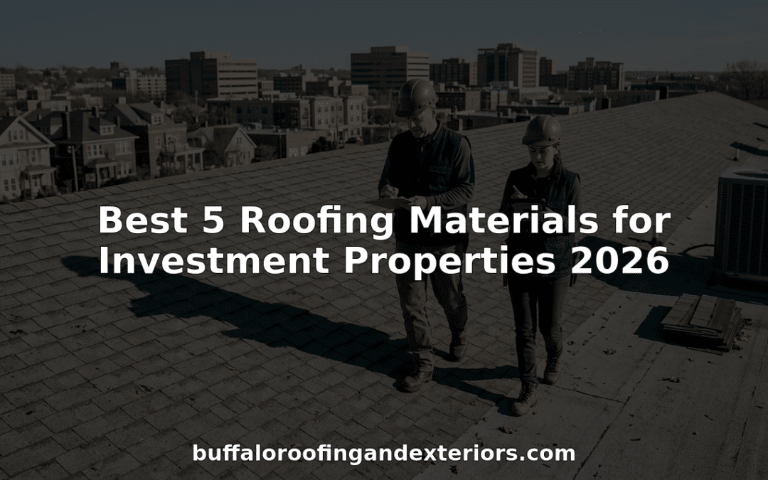 Best 5 Roofing Materials for Investment Properties 2026