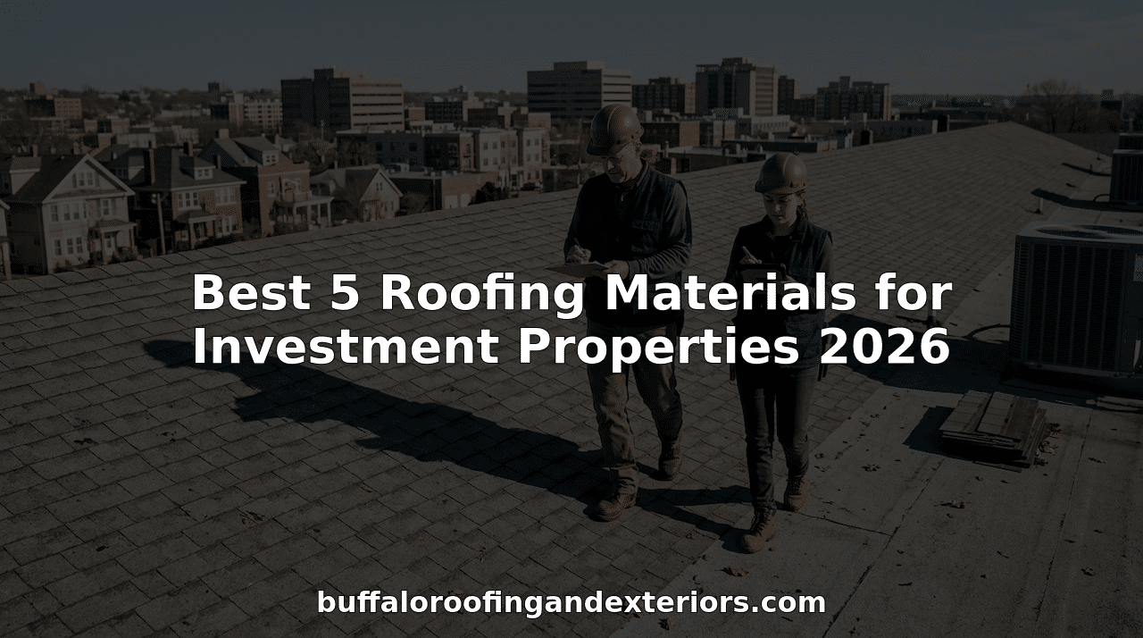Roofing inspectors evaluating property roof condition